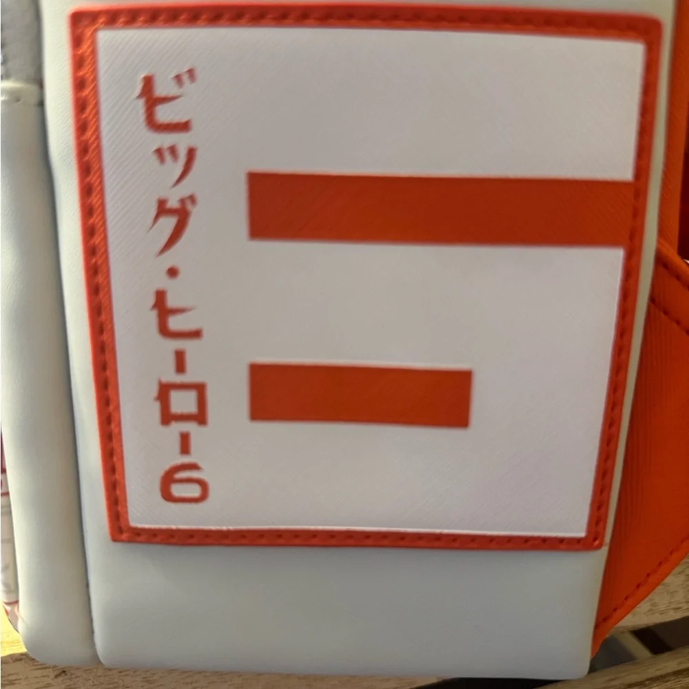 Loungefly White Backpack with Big Hero 6 Design - Picture 4 of 5